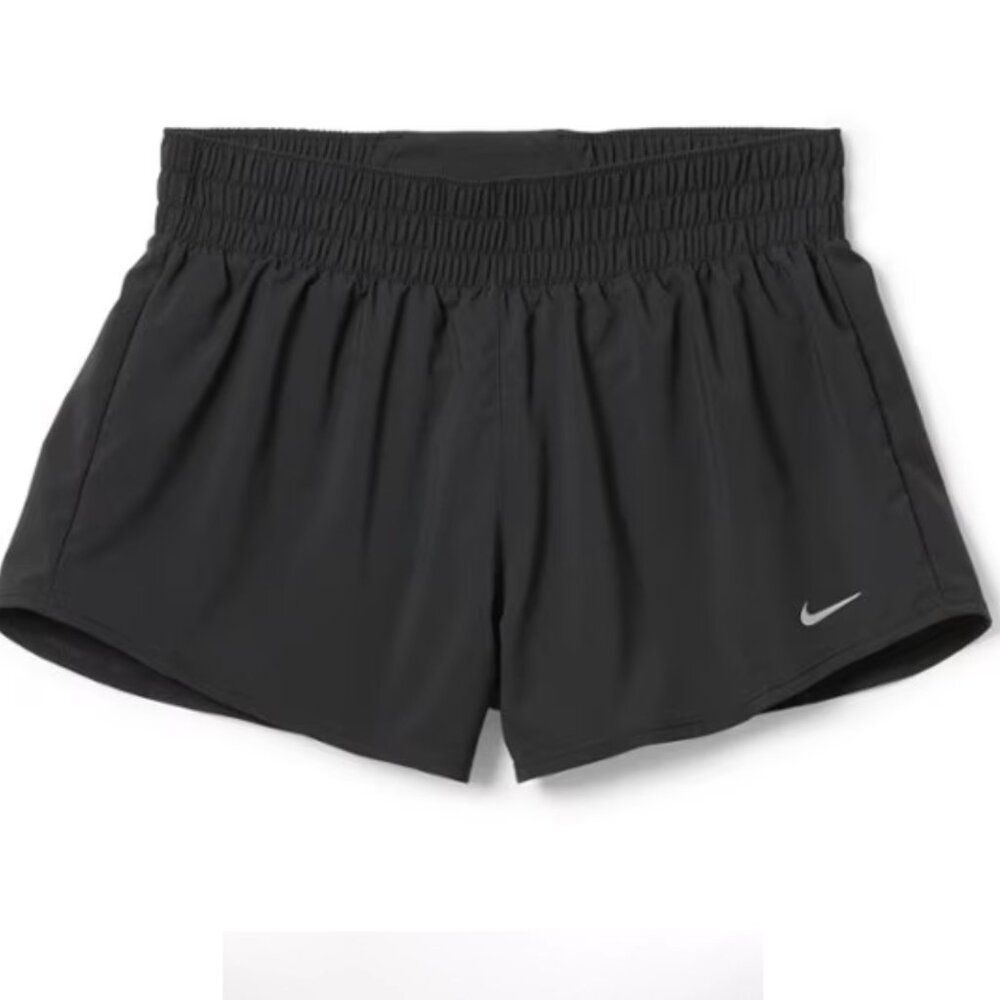 NWT Nike Black One Mid-Rise 3" Brief-Lined Shorts SIZE XL